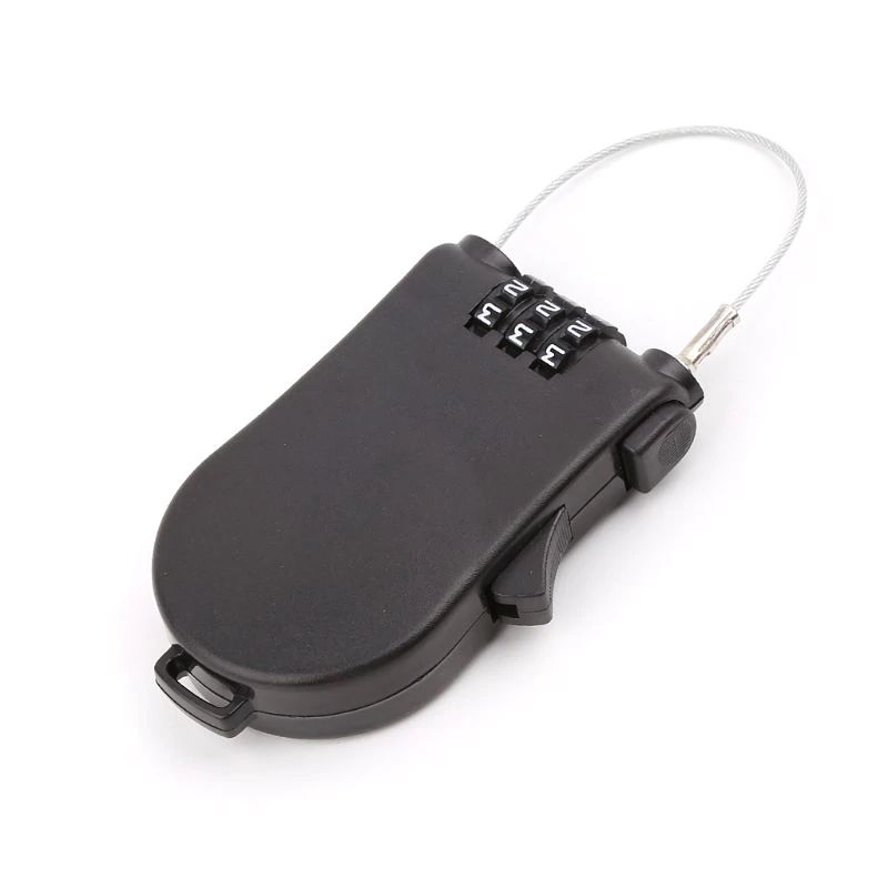 สายล็อคจักรยาน ล็อคหมวกกันน็อคแบบสายเคเบิ้ล แบบล็อครหัส