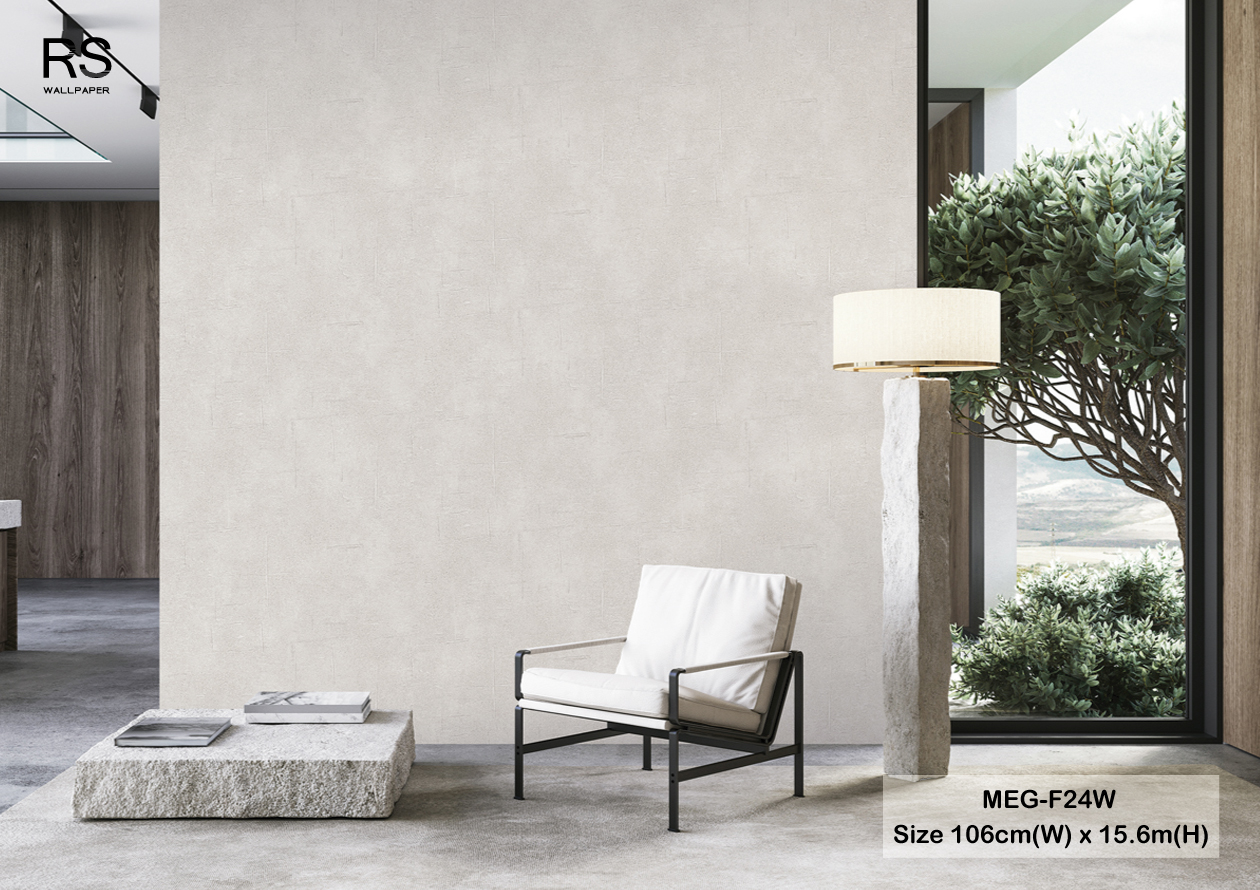 วอลเปเปอร์ลายคอนกรีต สีเทา MEG-F24W