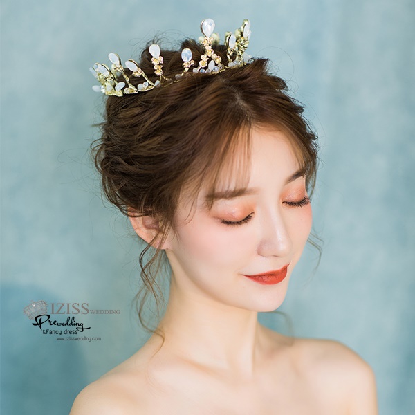 AC029 **พรีออเดอร์**ชุดเทียร่า มงกุฎเพชร ชุดเครื่องประดับเจ้าสาวสวยหรูดุจเจ้าหญิง