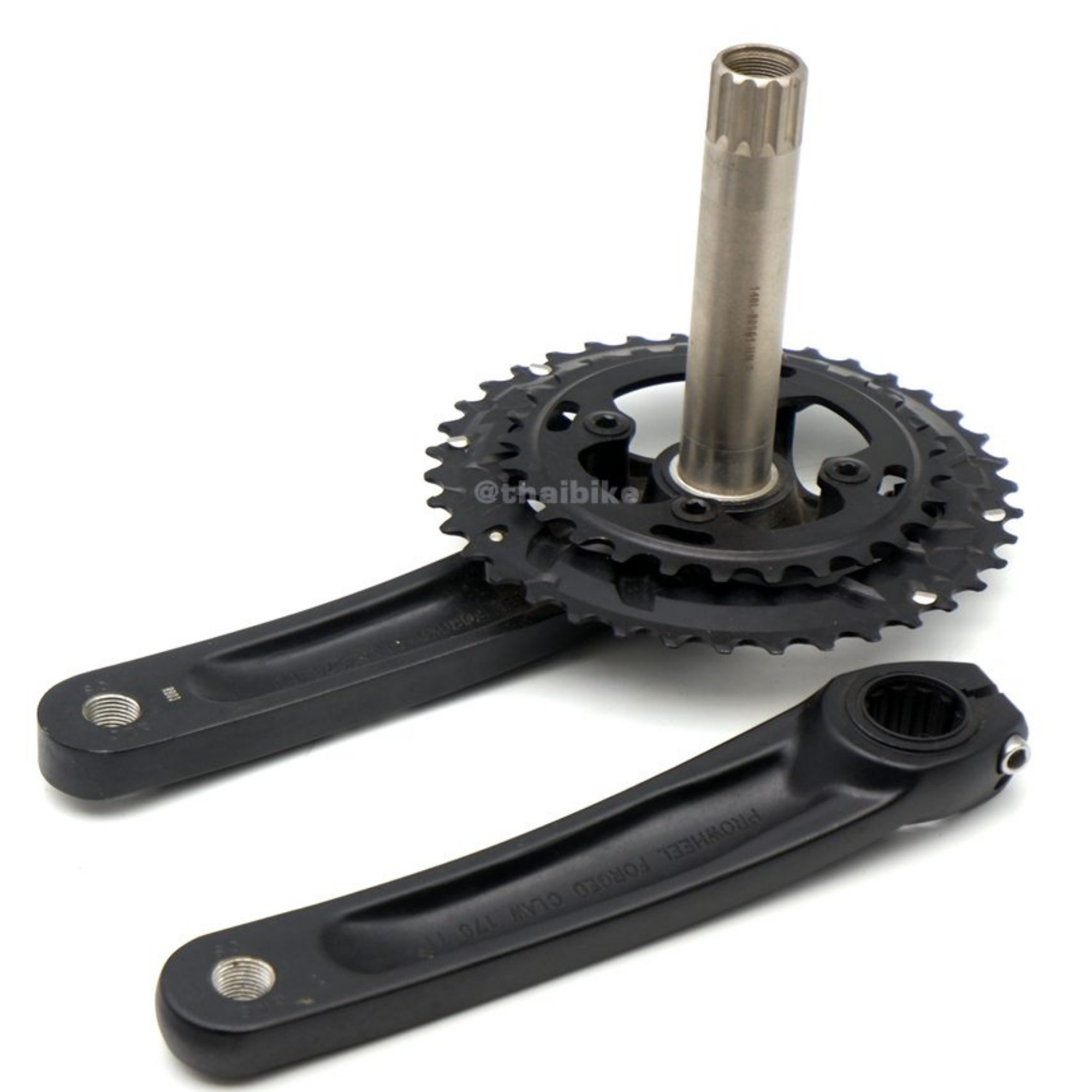 ชุดขาจานจักรยานเสือภูเขา 2 ชั้น PROWHEEL CLAW-581-TT-B 38-28T