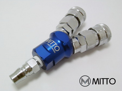 ข้อต่อลม คอปเปอร์ลม 2 ทาง , 2 Way Multi Pass รุ่น 200 V สีนำ้เงิน