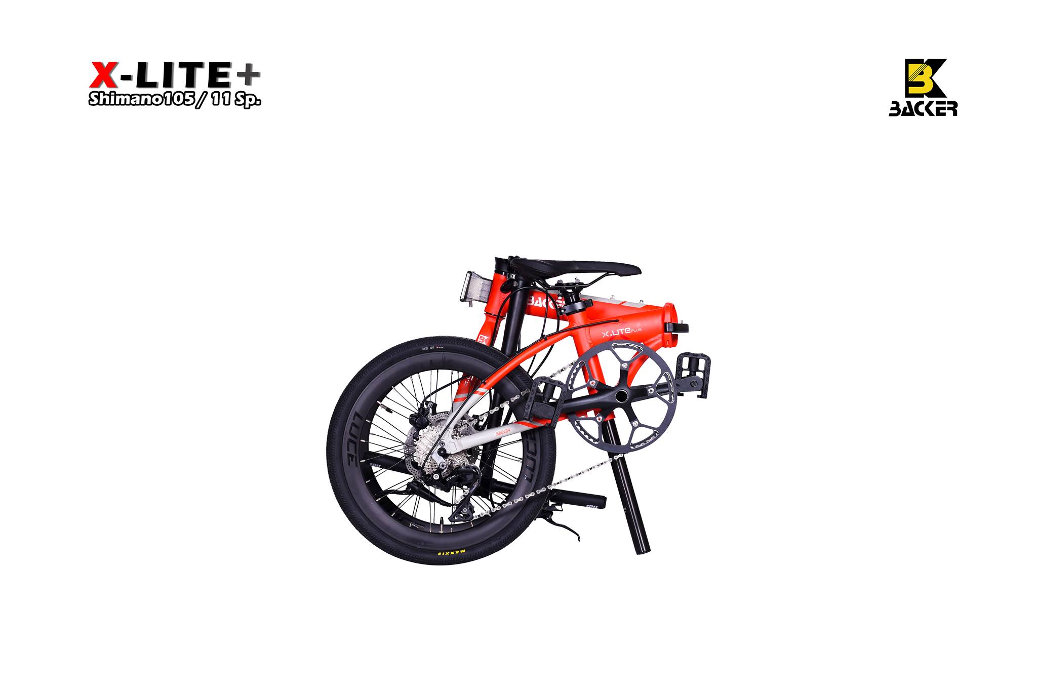 จักรยานพับรุ่นใหม่จาก Backer BACKER รุ่น X-LITE PLUS 20 นิ้ว SHIMANO 105