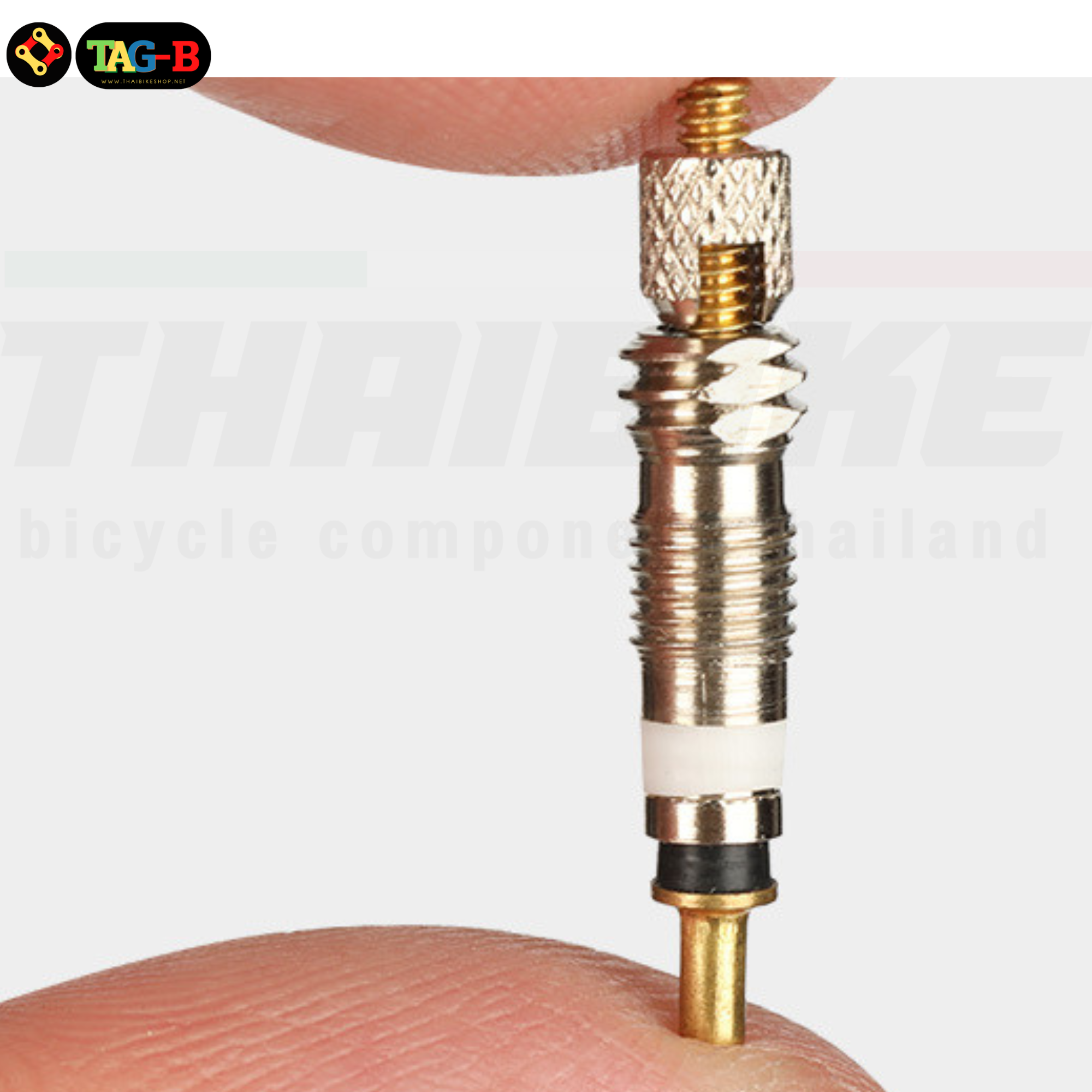 หัววาล์วจุ๊บลมจักรยาน TAG จุ๊บเล็ก FV ขันศรจุ๊บลม ยางวาล์วแกนจุ๊บเล็ก Presta
