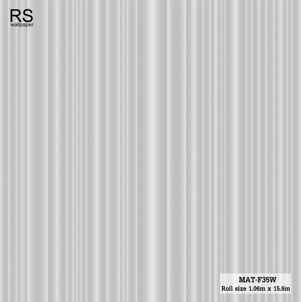วอลเปเปอร์ ลายทางสีเทา MAT-F35W