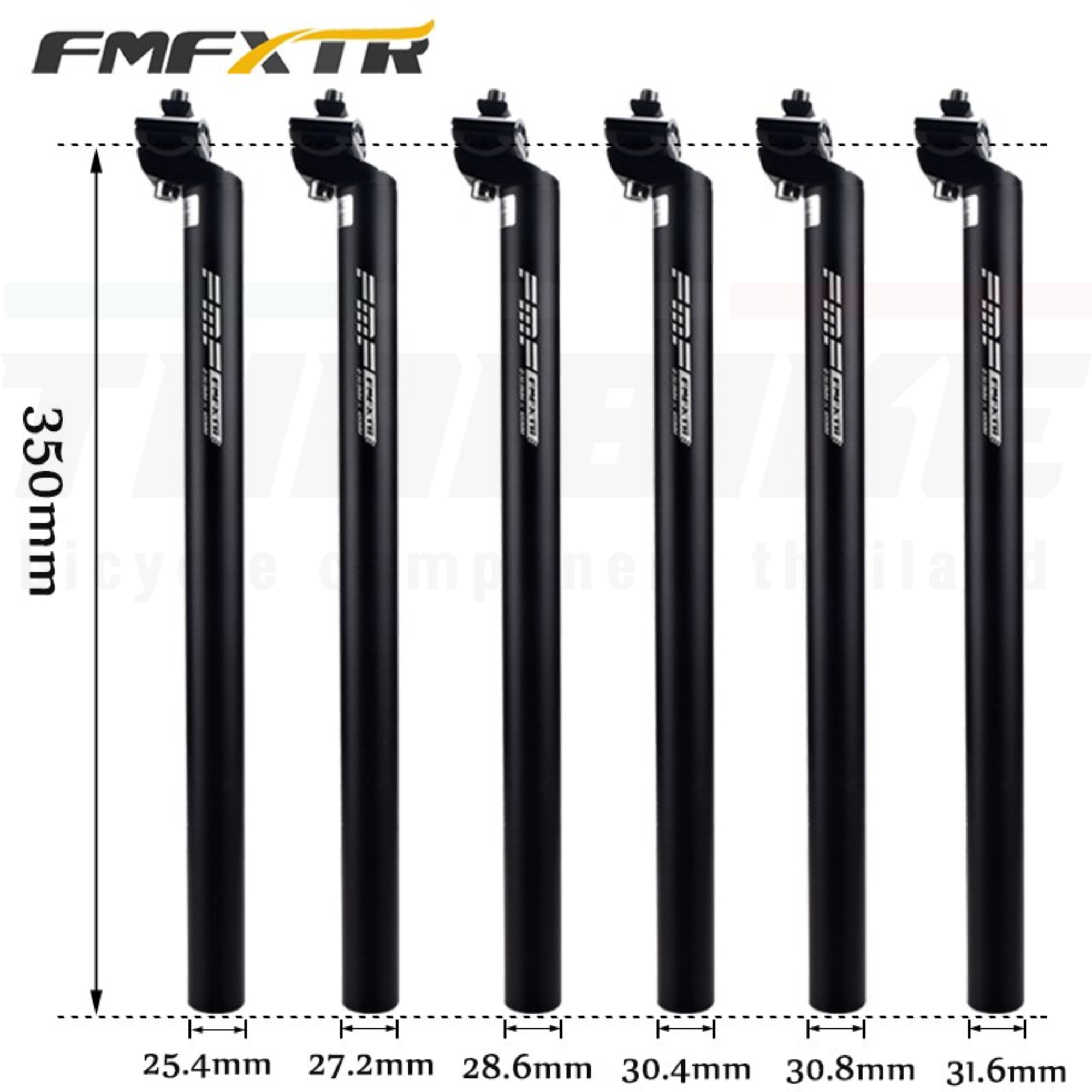 หลักอานจักรยานอลูมิเนียมเสือหมอบ เสือภูเขา FMFXTR ขนาด 25.4 30.8 31.6 มม.