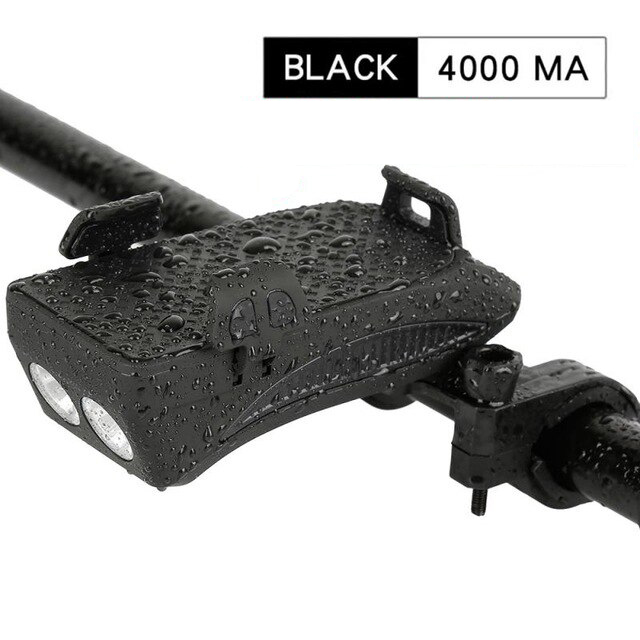 ไฟหน้า+ยึดมือถือ+powerbank+usb+แตร THAIBIKE ติดจักรยาน