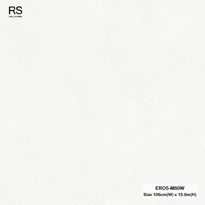วอลเปเปอร์สีขาวอมครีม ERO5-M60W