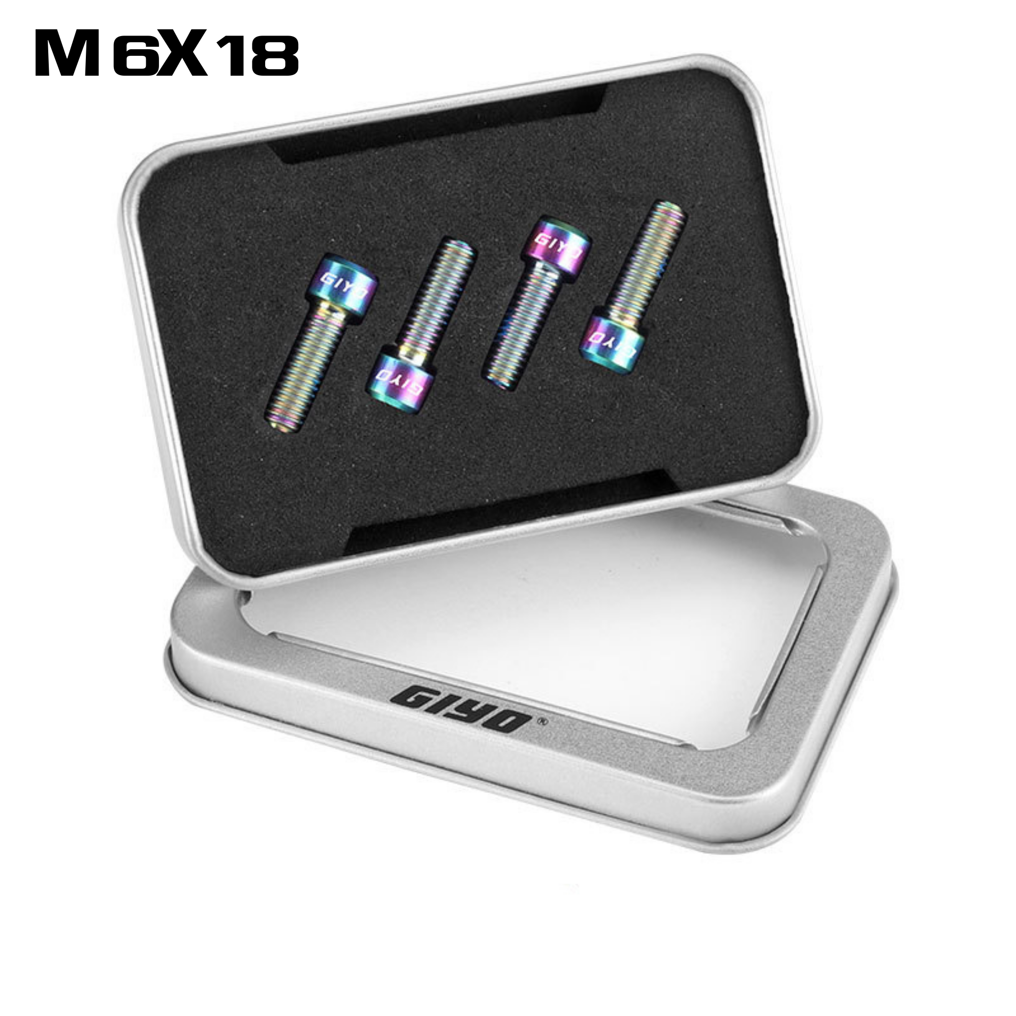 น็อตไทเทเนี่ยมใส่จักรยาน GIYO M6X18 M6X20 TC4 titanium alloy