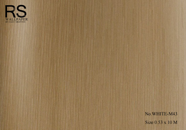 วอลเปเปอร์พื้นสีน้ำตาล WHITE-M43