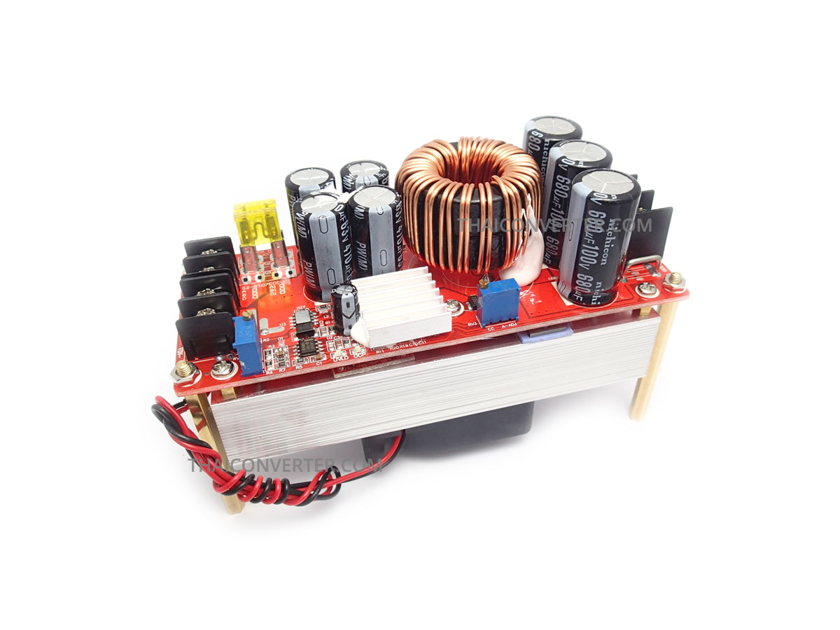High Power DC Step-Up 12-60V to 12-80V 30A 1500W Max