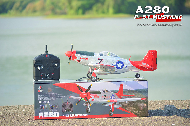XK A280 RC P51 Mustang Fighter (RTF)