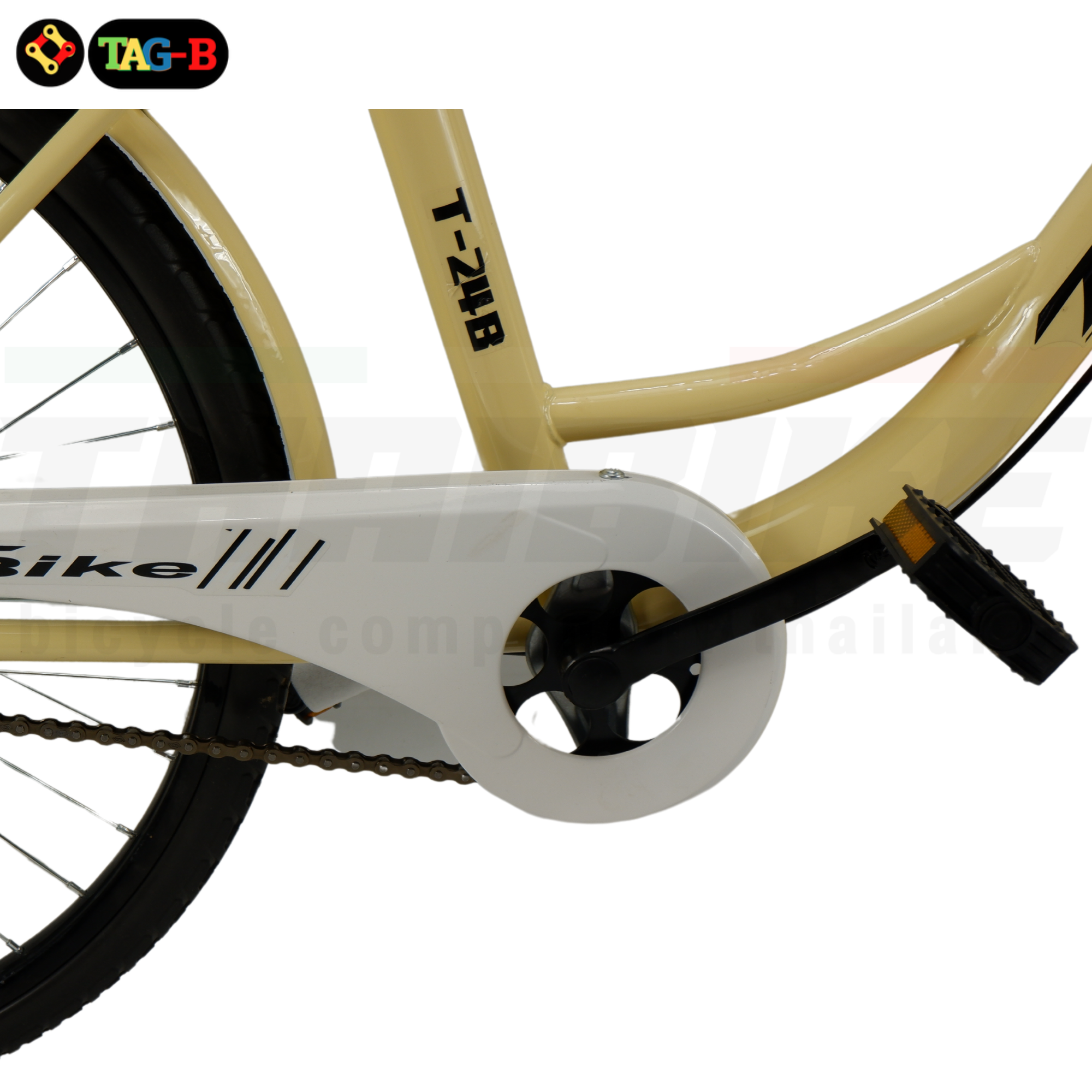 ยางตัน จักรยานแม่บ้านแบบยางตัน ไม่รั่ว ไม่ซึม ล้อ 24 นิ้ว ยี่ห้อ T-BIKE