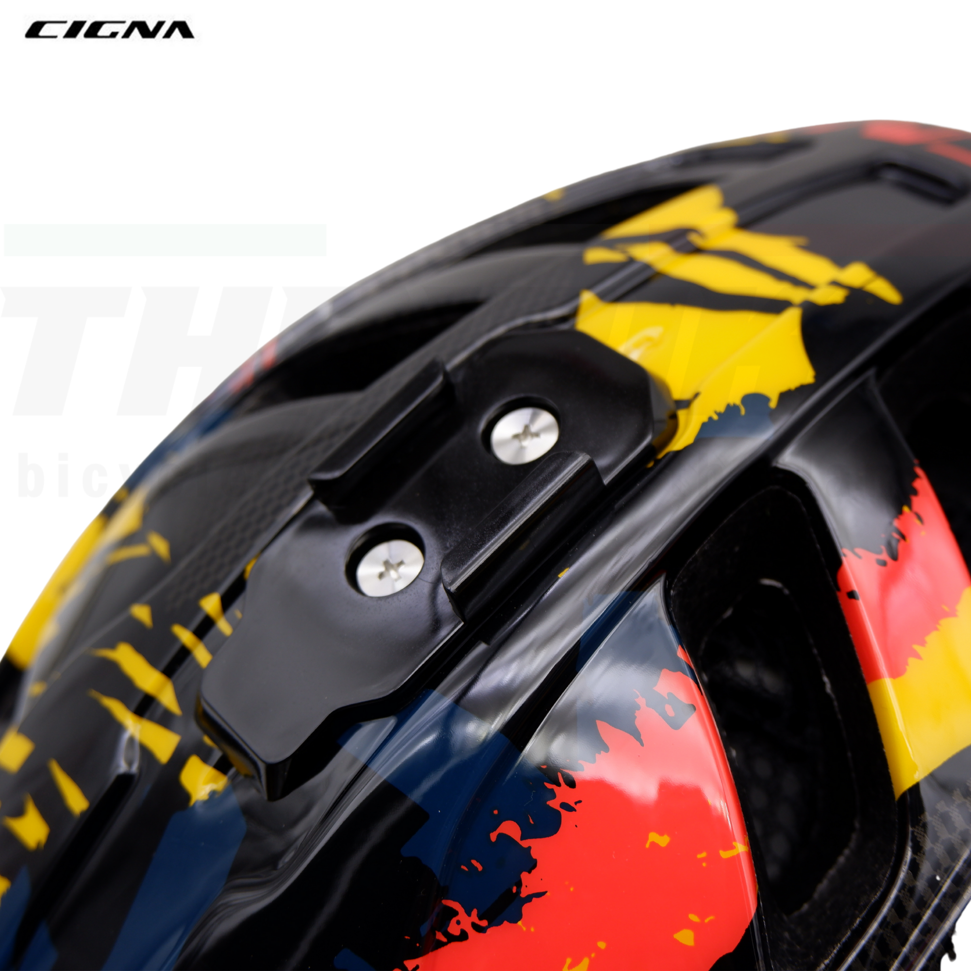 NEW MODEL หมวกเด็กแบบเต็มใบ CIGNA หมวกจักรยาน หมวกรถขาไถ หมวกเด็ก พร้อมขายึด GOPRO