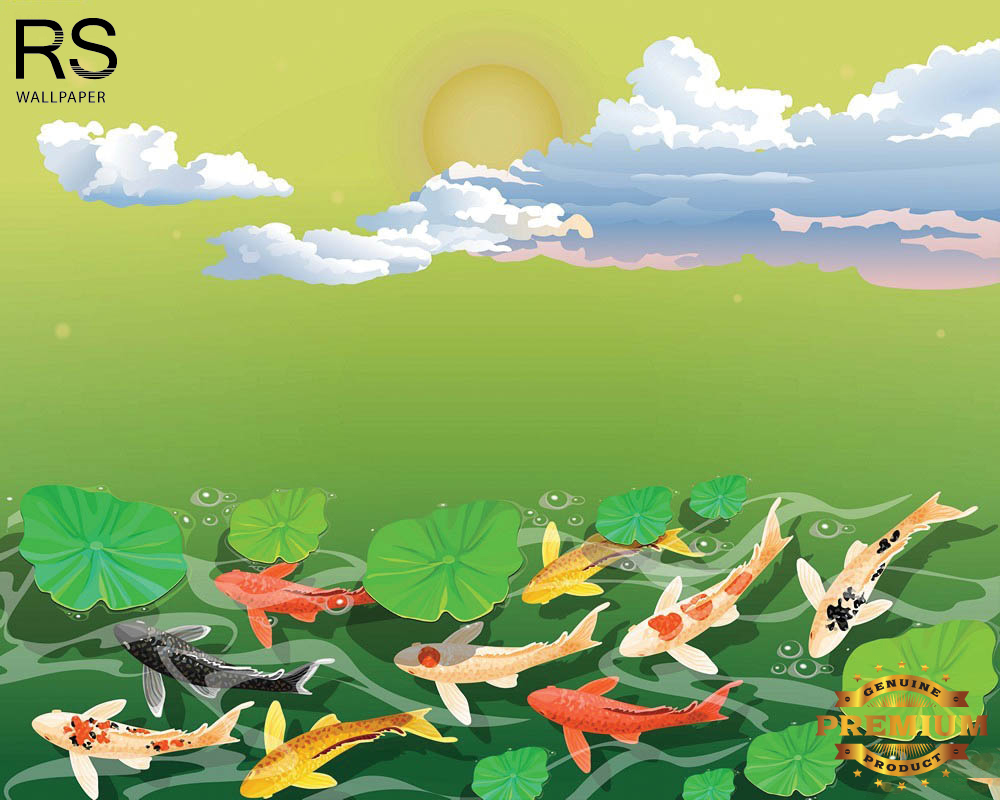 วอลเปเปอร์ ภาพฮวงจุ้ย ปลาคราฟ J-PREMIUM(สั่งผลิต)
