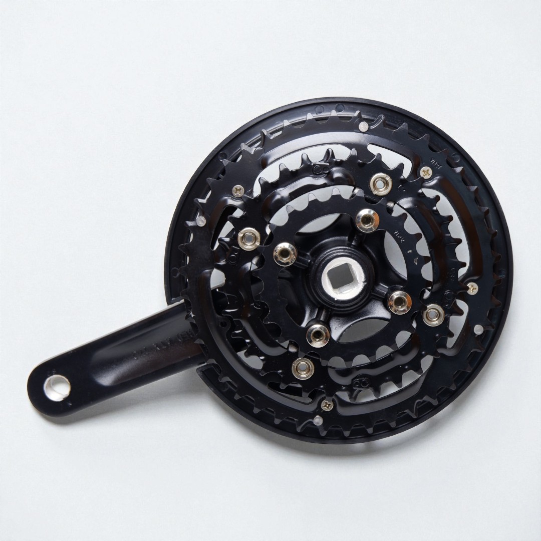 ชุดขาจานจักรยานเสือภูเขาพร้อมใบจาน PROWHEEL 48/38/28 42/34/24