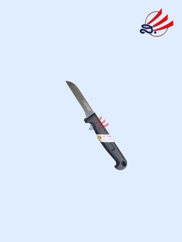Kiwi Knife มีดKiwi มีดปอกผลไม้สแตนเลสกีวี 192 ด้ามดำ 2.5"