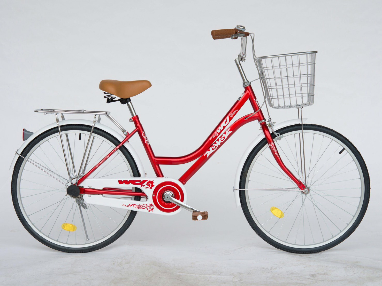 จักรยาน แม่บ้าน Wci รุ่น Leaf ล้อ 26" สีแดง