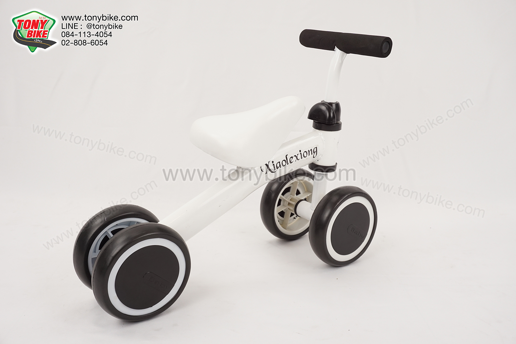 จักรยานขาไถ จักรยาน balance bike สีขาว