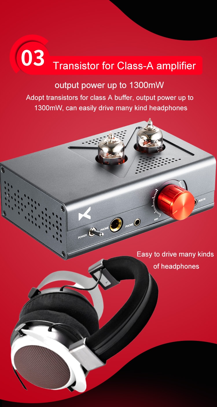 ขาย xDuoo MT-602 แอมป์หลอดแก้วคลาส A แบบตั้งโต๊ะ กำลังขับสูง ประกันศูนย์ไทย