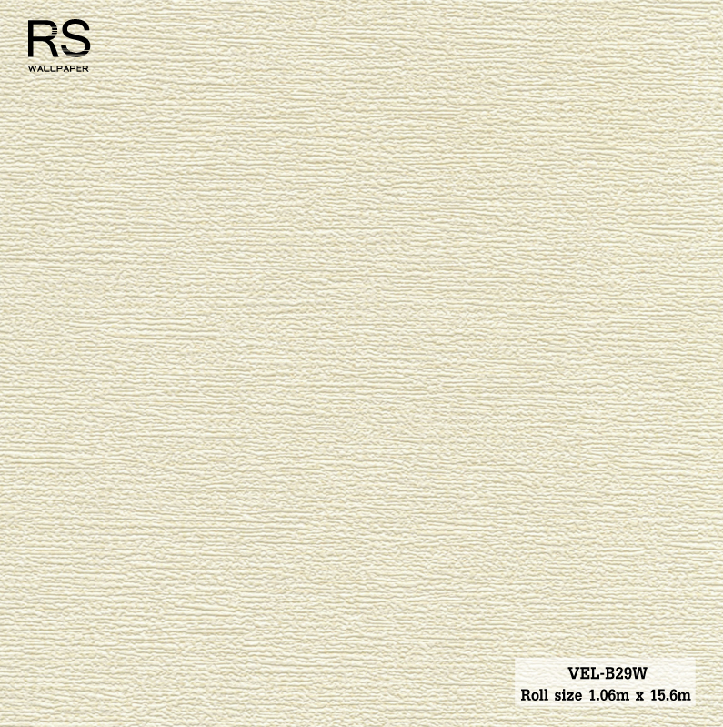 วอลเปเปอร์ สีครีม VEL-B29W