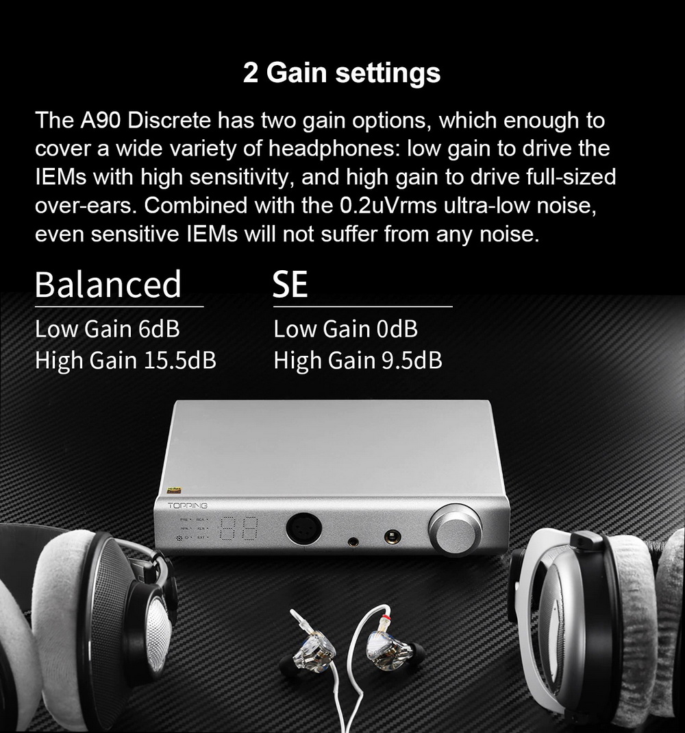 ขาย Topping A90D Fully Discrete Balanced Headphone Amplifer