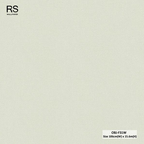 วอลเปเปอร์ สีเขียวอ่อนอมเทา OBJ-F31W