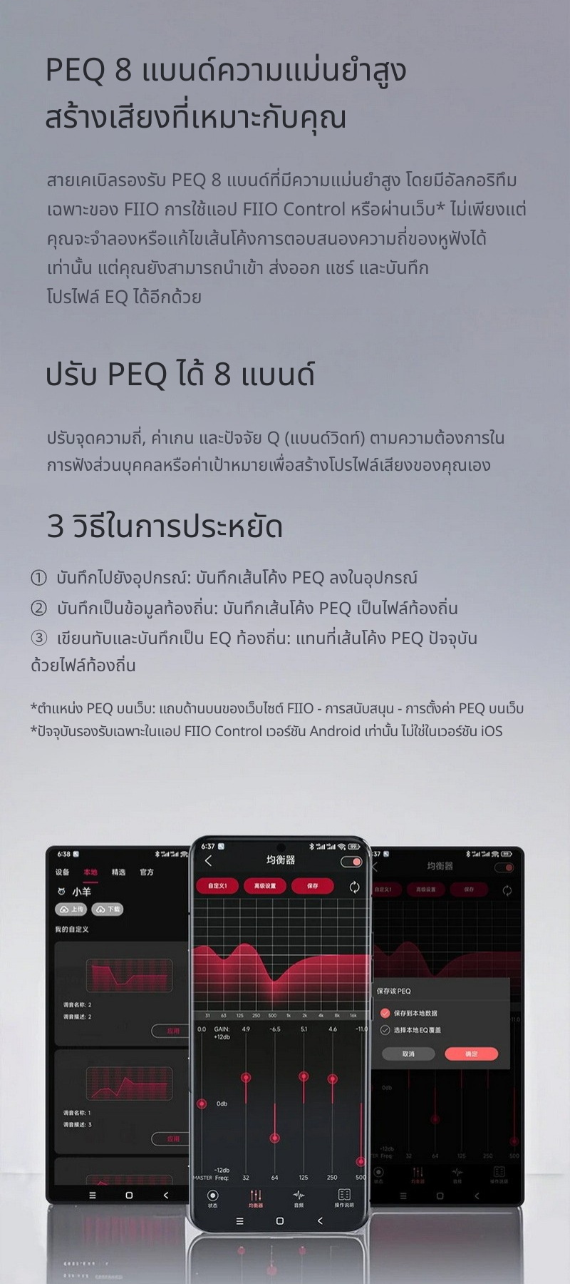 FiiO LS-TC2 สายหูฟัง HiFi พร้อมระบบถอดรหัสเสียงดิจิทัลในตัว ประกันศูนย์ไทย