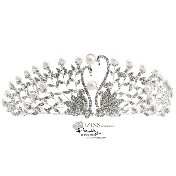 AC020 **พรีออเดอร์**เทียร่า มงกุฎเพชร ต่างหู สร้อยคอเจ้าสาว ชุดเครื่องประดับเจ้าสาวสวยหรูดุจเจ้าหญิง