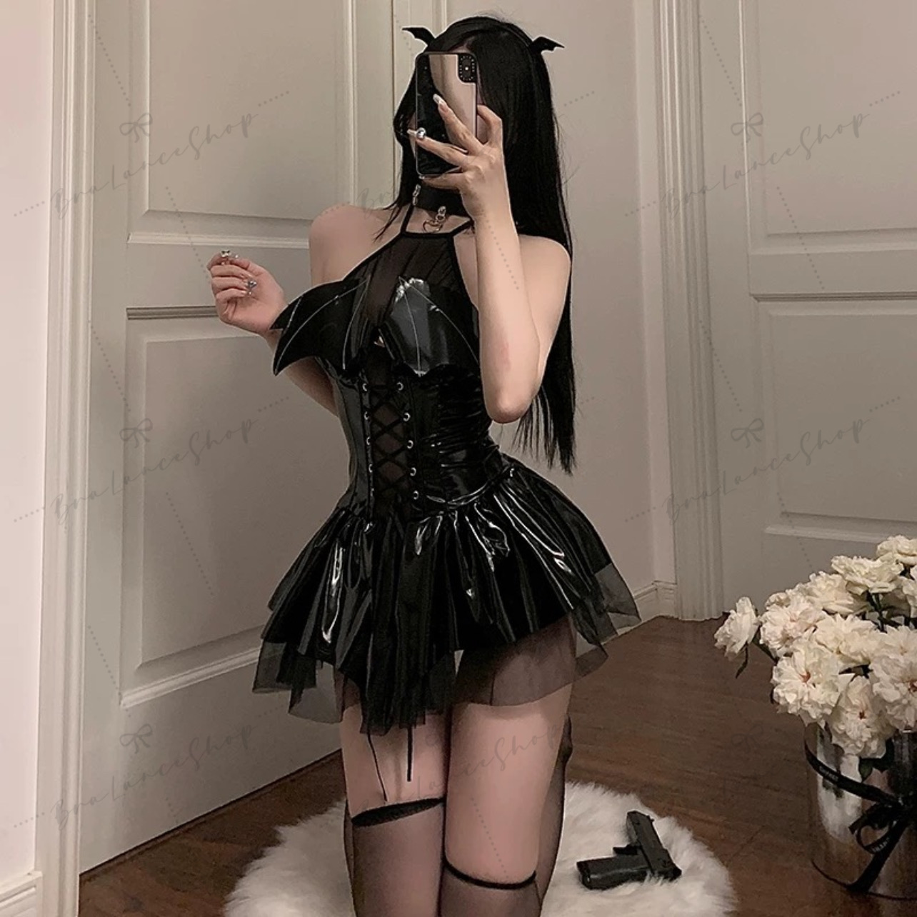 BLS✿6727 ชุดคอสเพลย์ฮาโลวีนค้างคาว สุดเซ็กซี่