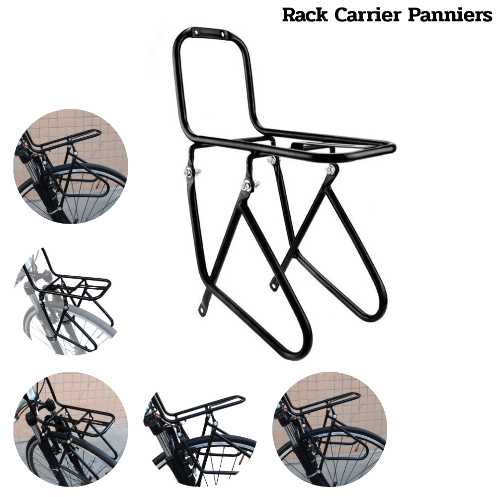 ตะแกรงหน้าจักรยานแบบอลูมิเนียม TAG-B Rack Carrier Panniers ทัวร์ริ่ง