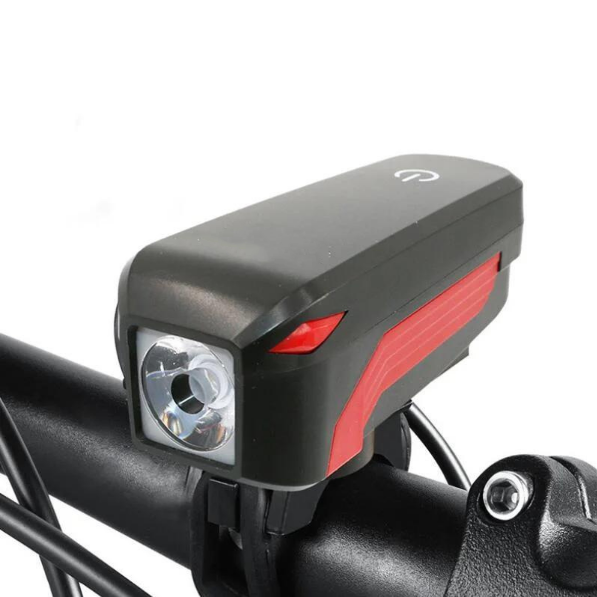 ไฟหน้าจักรยานมาพร้อมแตรในตัว THAIBIKE HJ-7599