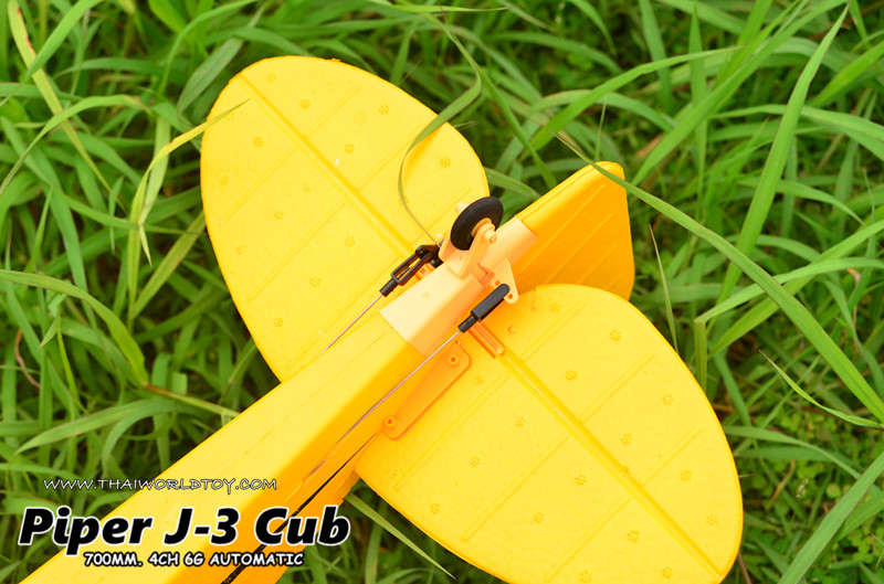 PIPER J-3 CUB Rc Scale 700MM. 4CH Brushless Motor