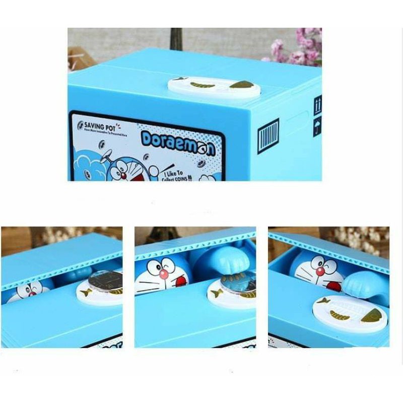 ออมสินโดเรม่อน แมวกินเหรียญโดเรม่อน พร้อมส่งจากไทย