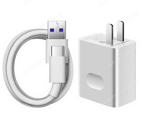 หัวชาร์จแบบเร่งด่วนและสายชาร์จ แท้ HUAWEI SuperCharge (Adapter+Type C DataCable QuickCharge) ส่งฟรี!