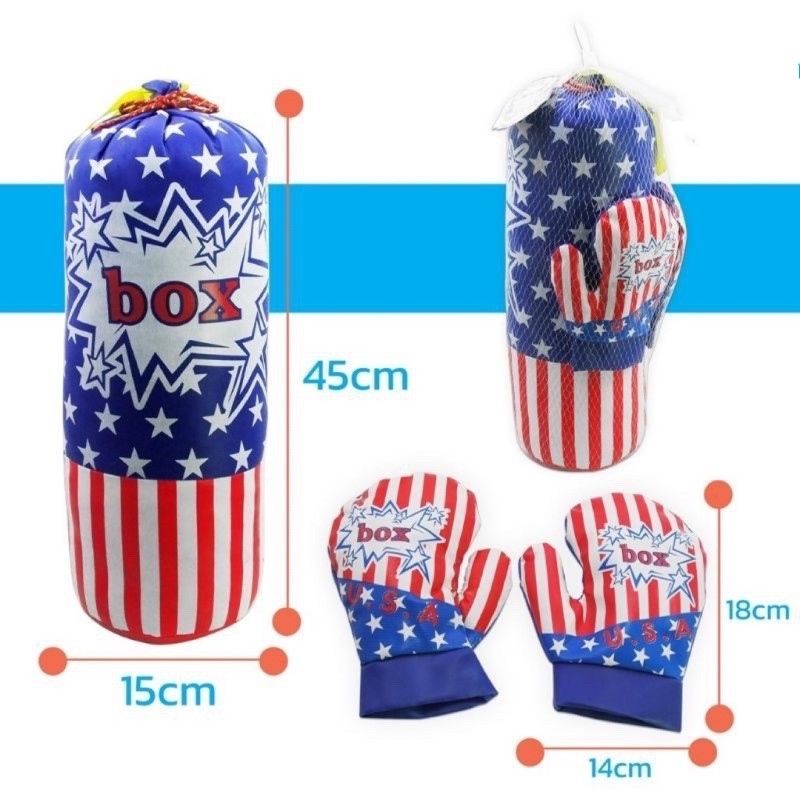 ต่อยมวยเด็ก กระสอบทรายเด็ก‼️ค่าส่งถูก‼️ส่งไวจาก กทม😁 นวมเด็ก boxing kids งานสวยคุุณภ่พดีมากคะ