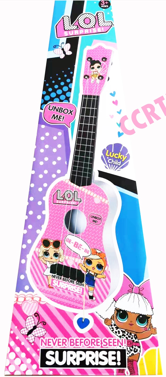 กีต้าร์จัมโบ้ LOL+ปิ๊กกล่องหิ้ว 20x60.5 ซม.(1x3)