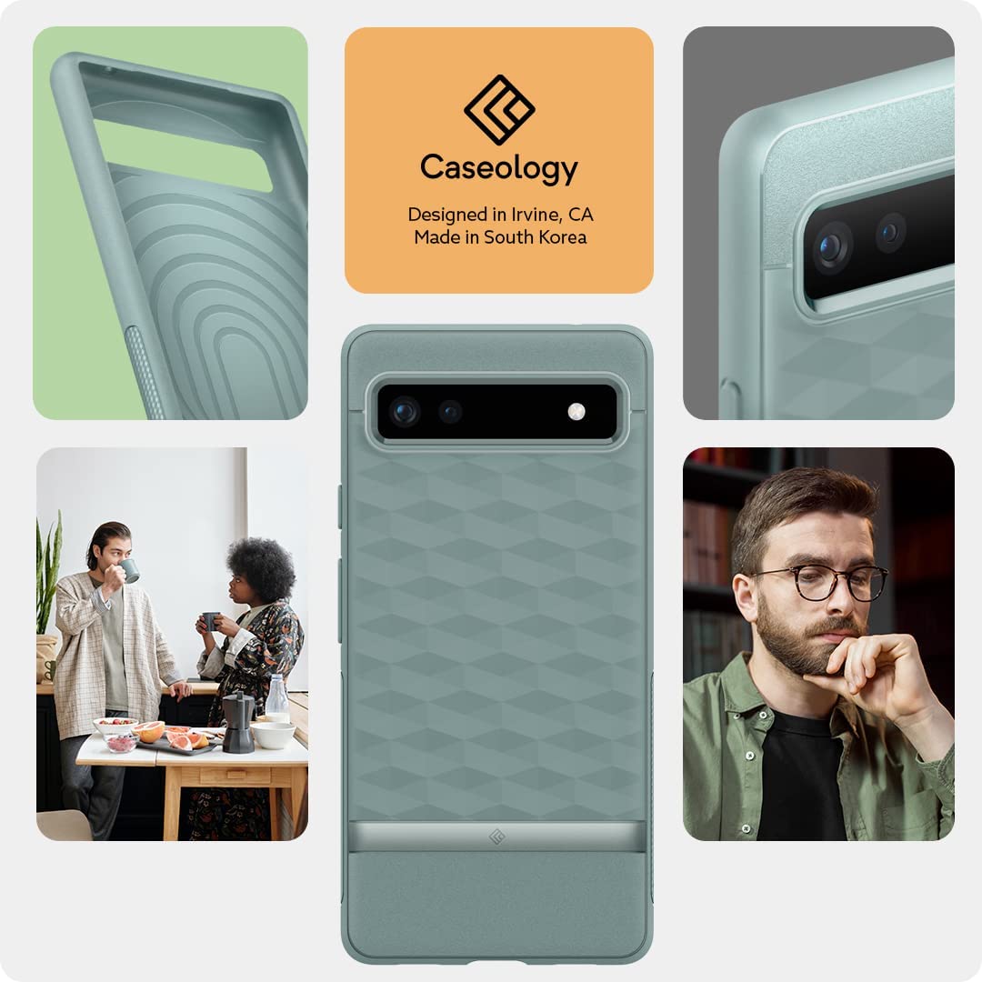 Caseology Parallax Pixel 6a Case Sage Green