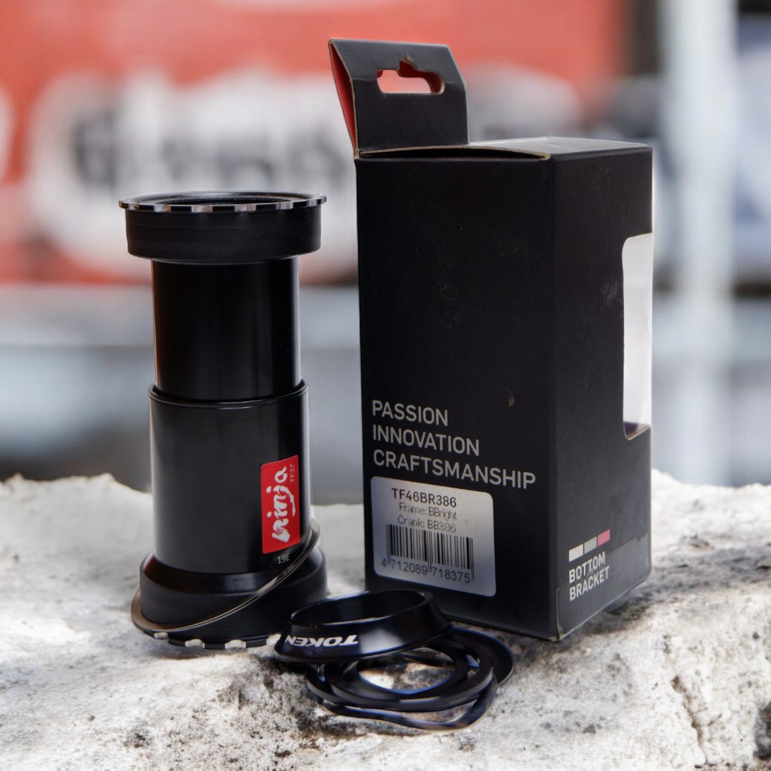 TOKENTF46BR386/TF46BR386‑TBT | กะโหลกTOKENNINJAสำหรับเฟรมCervéloBBright×ขาจานBB386(แกน30มม.)