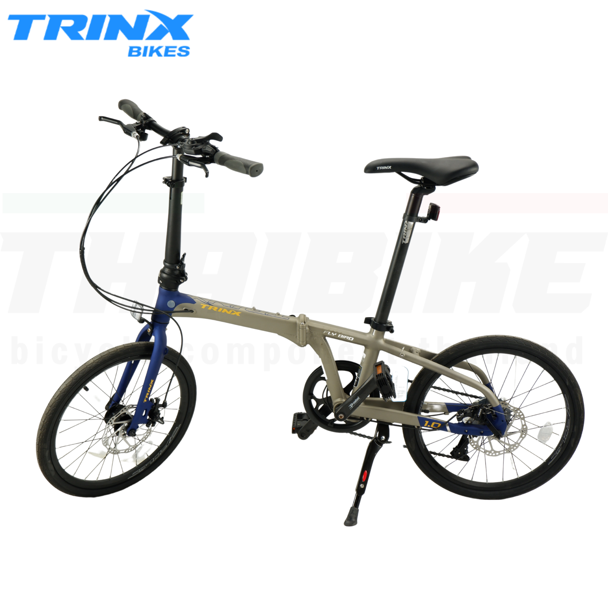 จักรยานพับ 20 นิ้ว TRINX : FLYBIRD 1.0 อลูฯ 8 Speeds ดิสเบรค แบริ่ง