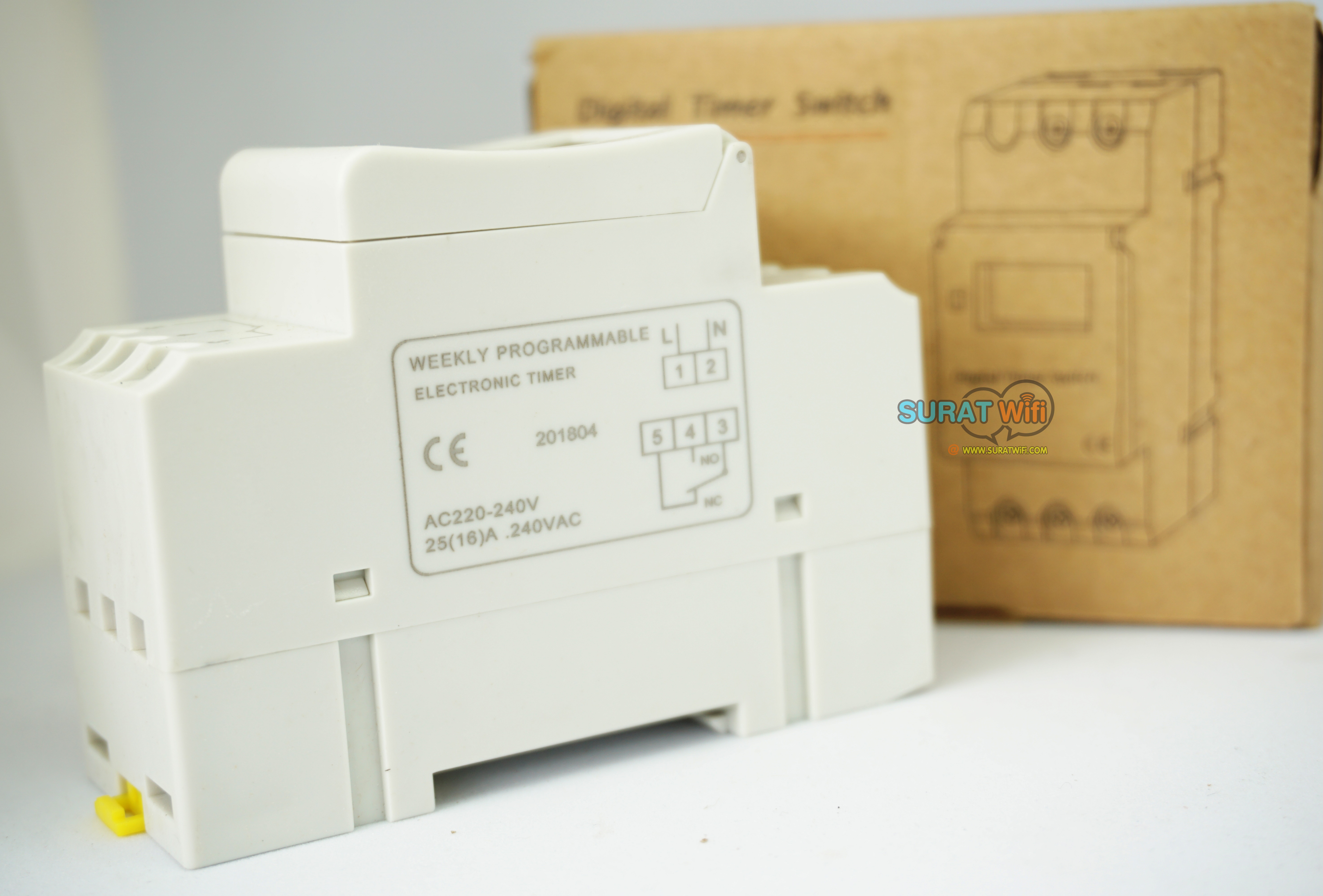 Digital Timer 220V 16A รุ่น THC15A (เครื่องตั้งเวลาเปิดปิด)