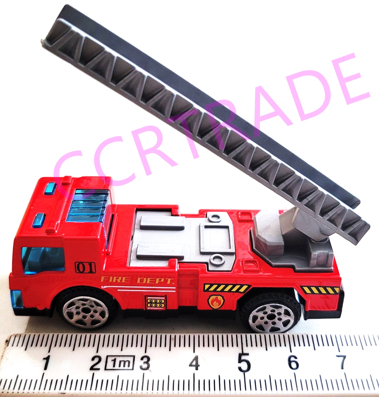 รถเหล็กโมเดลดับเพลิงกล่อง 23.5 ซม.