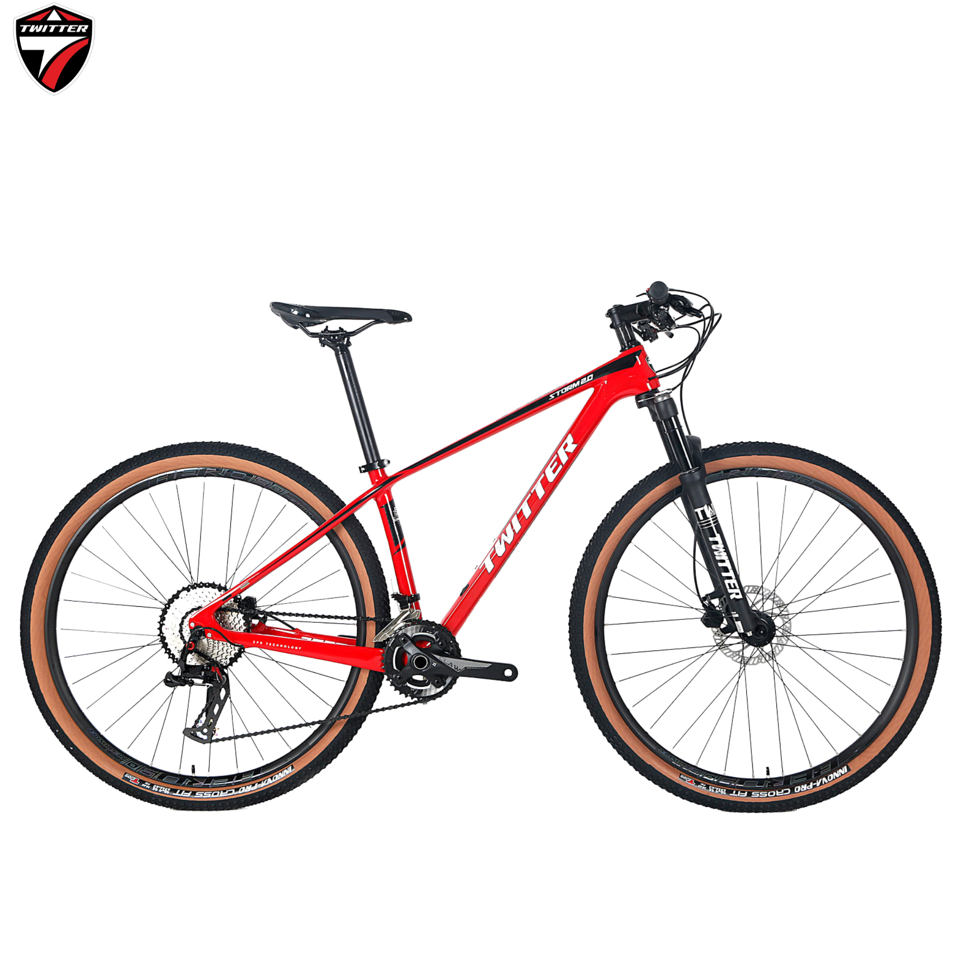 จักรยานเสือภูเขา TWITTER STORM 2.0 เฟรมคาร์บอน 24SPD