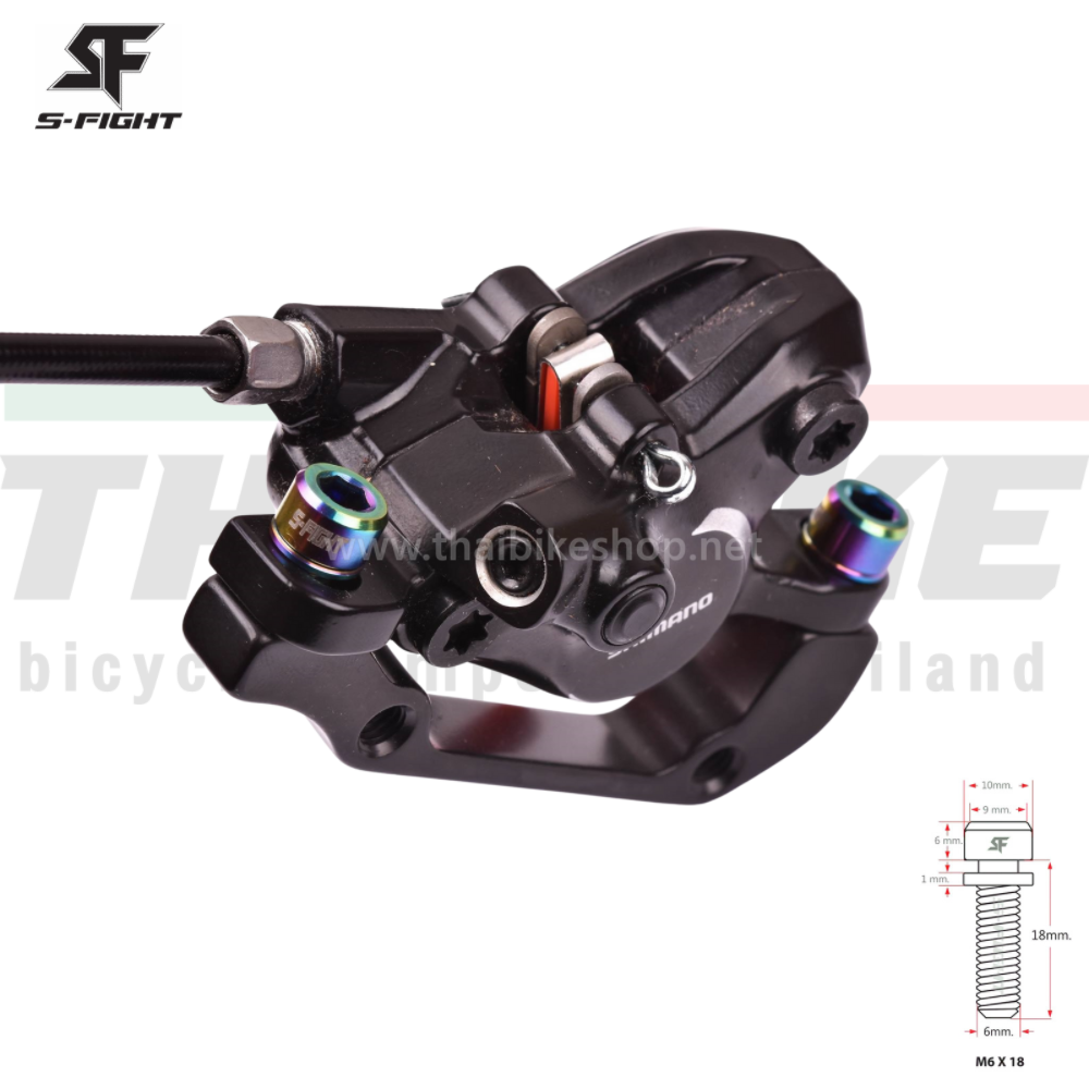 น็อตไทเทเนี่ยม Titanium s-fight ใส่จักรยาน M5X14 M5X18 M6X18 M6X20 M6X30