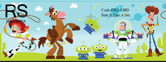 บอร์เดอร์ลายการ์ตูน ดิสนีย์ TOY STORY DIS2-D53BD