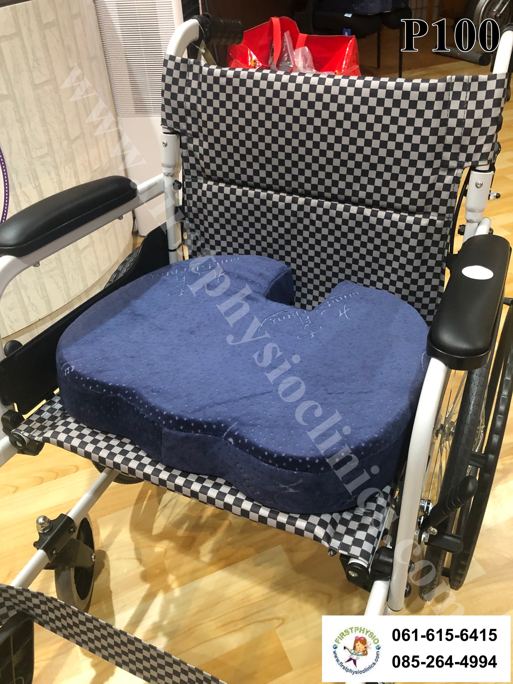 เบาะรองนั่งผู้ป่วยป้องกันแผลกดทับ/เบาะรองนั่งสำหรับผู้ที่มีแผลกดทับ /เบาะรองนั่งหลังผ่าตัดก้นกบ / เบาะรองนั่งสำหรับโรคริดสีดวง Wheel chair pillow เบาะรองนั่งสำหรับคนพิการ
