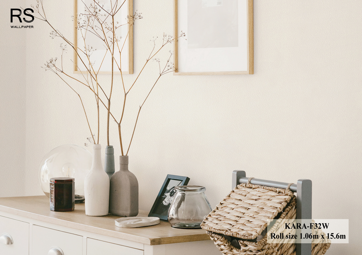 วอลเปเปอร์ สีน้ำตาลอ่อน KARA-F32W