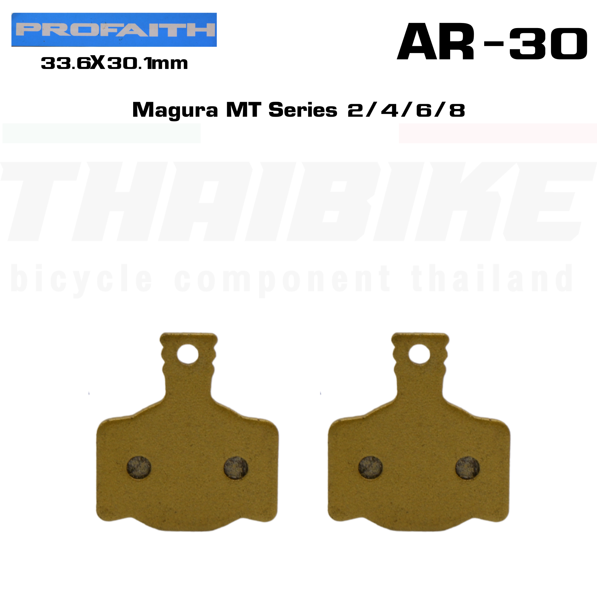 ผ้าเบรคจักรยาน ดิสก์ PROFAITH ceramic caliper pads SHIMANO ZOOM AVID SRAM