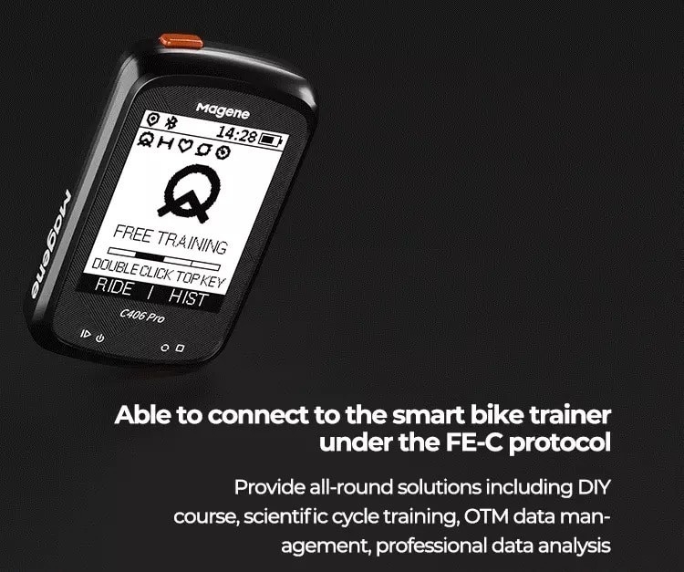 MAGENE : C406 Pro ไมล์ GPS พร้อมระบบนำทาง ฐานบาร์ฟลาย