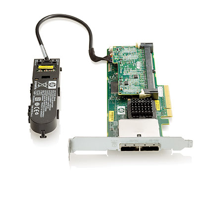 462832-B21 HP Smart Array P411/512 BBWC 2-ports Ext PCIe x8 SAS Controller