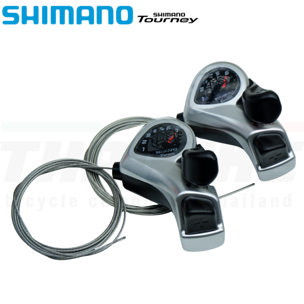 มือเกียร์จักรยานแบบกด SHIMANO SL-TX50-6R 7R สำหรับ 6/7 SPD